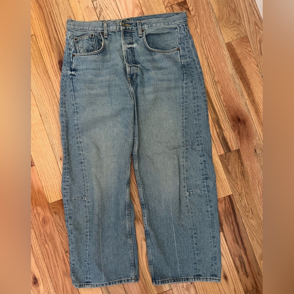 B SIDES Blue Cotton Jeans